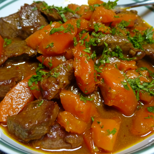 Bœuf aux carottes à la coriandre