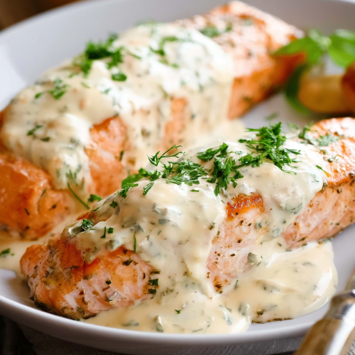 Saumon au Boursin
