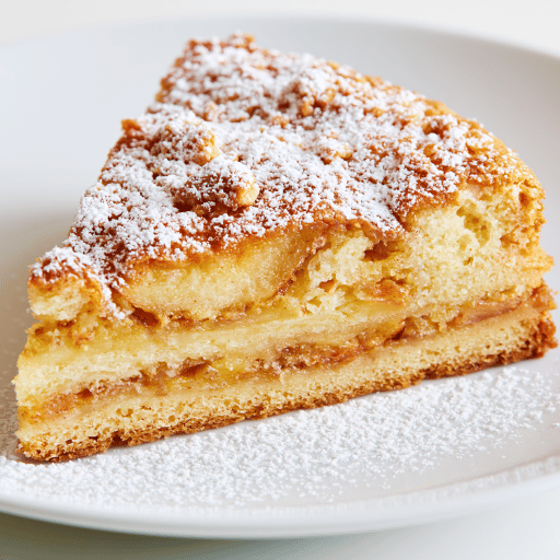 Gâteau invisible aux pommes fraîches